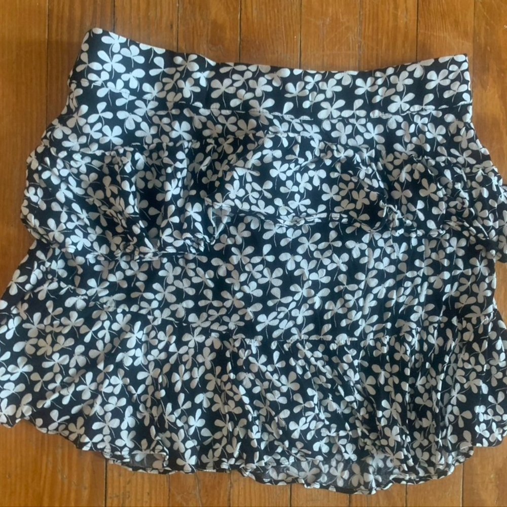 WhoWhatWear Ruffled Miniskirt